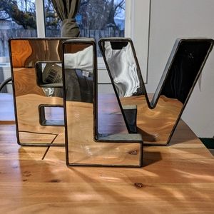 Industrial Decorative Letter L